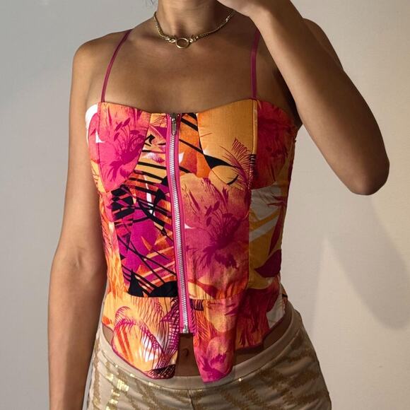 Pink and Orange Top - Picture 2 of 6